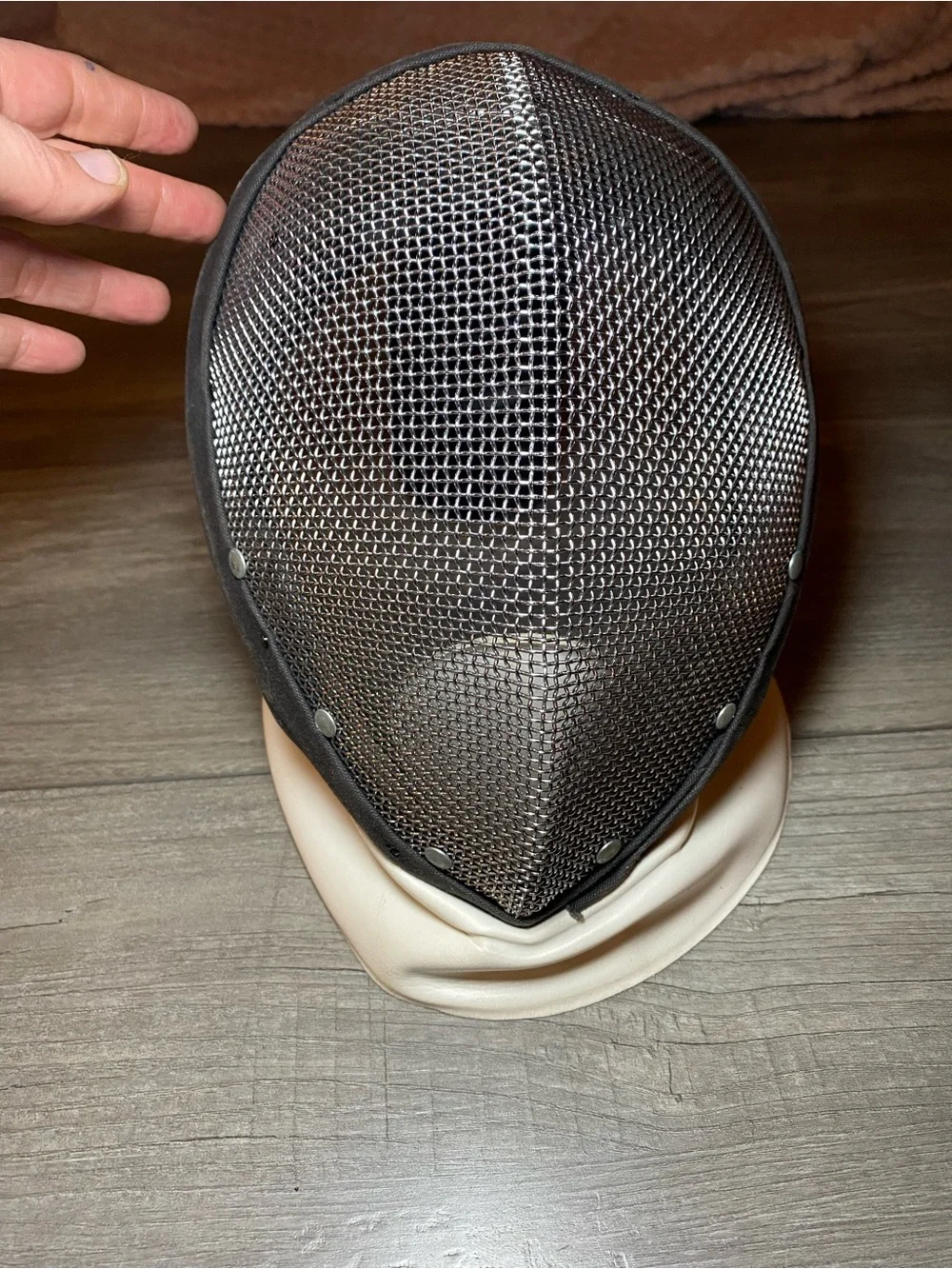 Vintage American Castello NYC Fencing Mask with White Bib - Protective Headgear